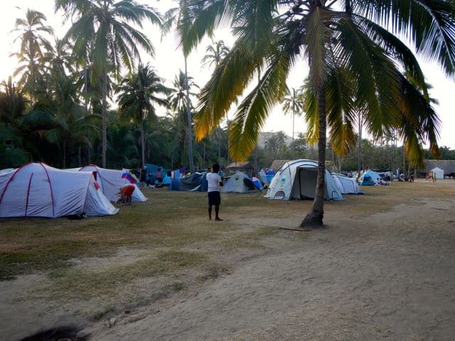 Camping in Cabo San Juan del Guia 