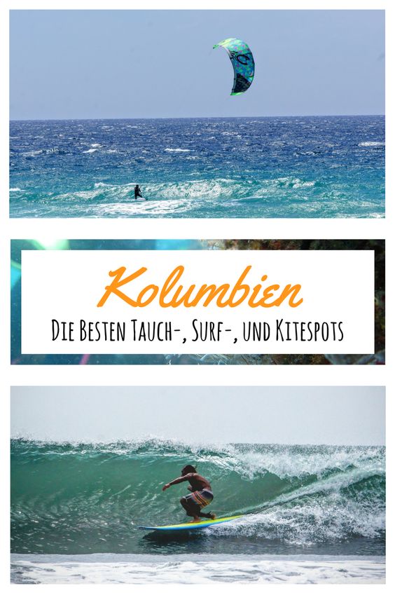 Surfen, Tauchen, Kiten in kolumbien