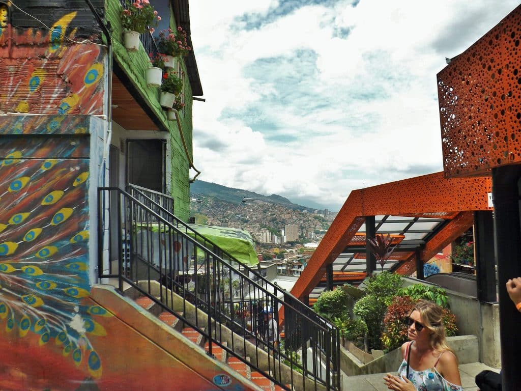 comuna 13 Medellin Kolumbien